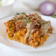 A picture of Carnitas Tamale Pie