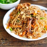 Hoisin Pork with Rice Noodles