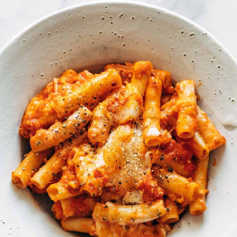 A picture of Three Cheese Baked Ziti