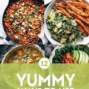 Kale recipes in a collage.